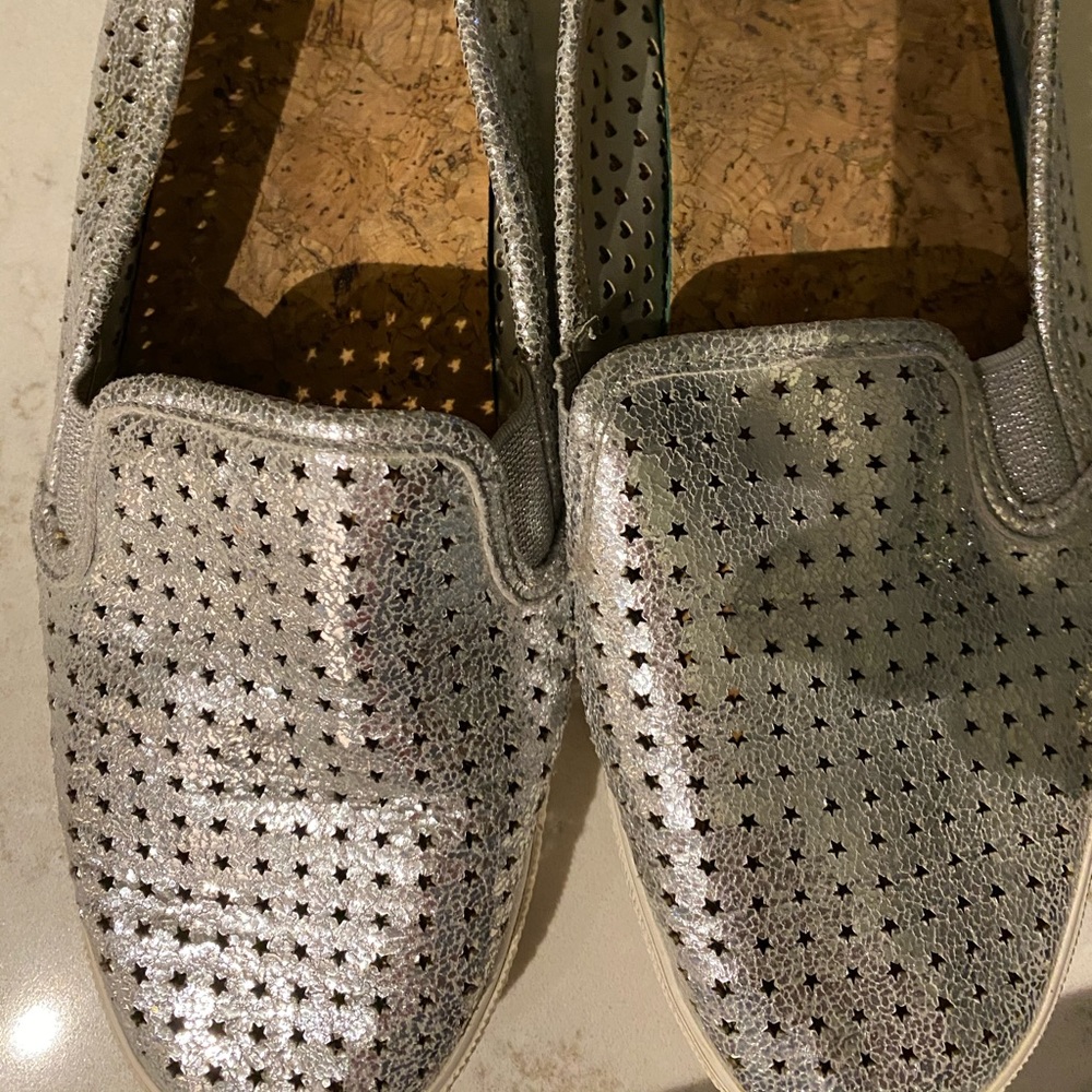 Gianni Bini Silver Slip-ons